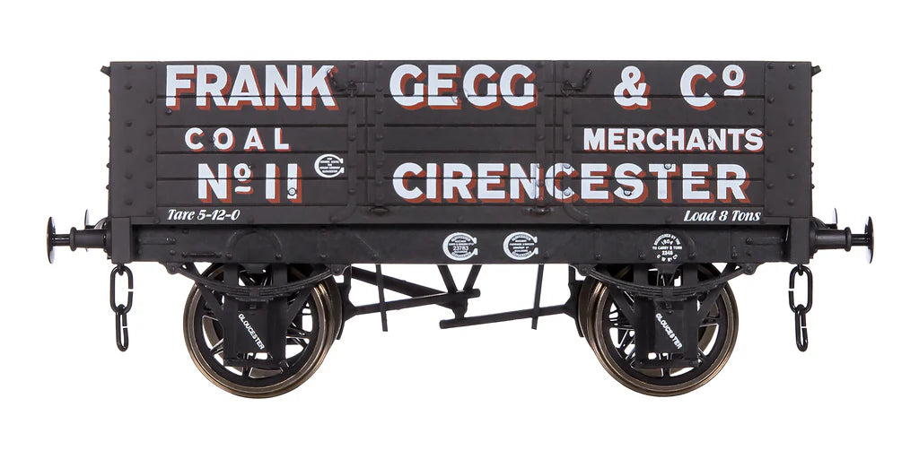 Dapol 7F-052-011W Frank Gregg No.11 5 Plank Wagon Weathered- O Gauge