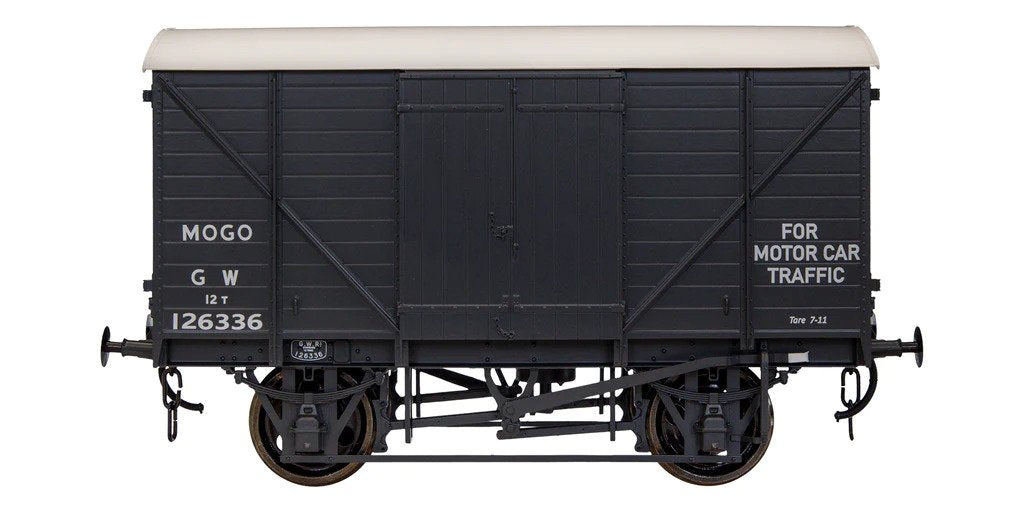 Dapol 7F-068-002 Great Western 'MOGO' Grey 126336, Wagon - O Gauge ...