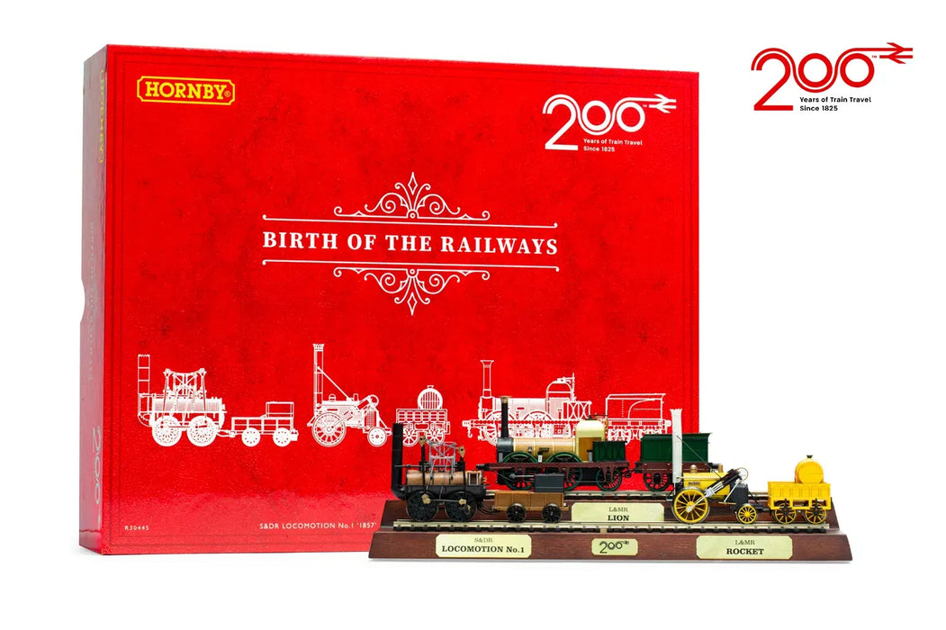 Hornby R30445 Birth Of The Railways 200 Years of Train Travel Since 1825 Train Pack - OO Gauge