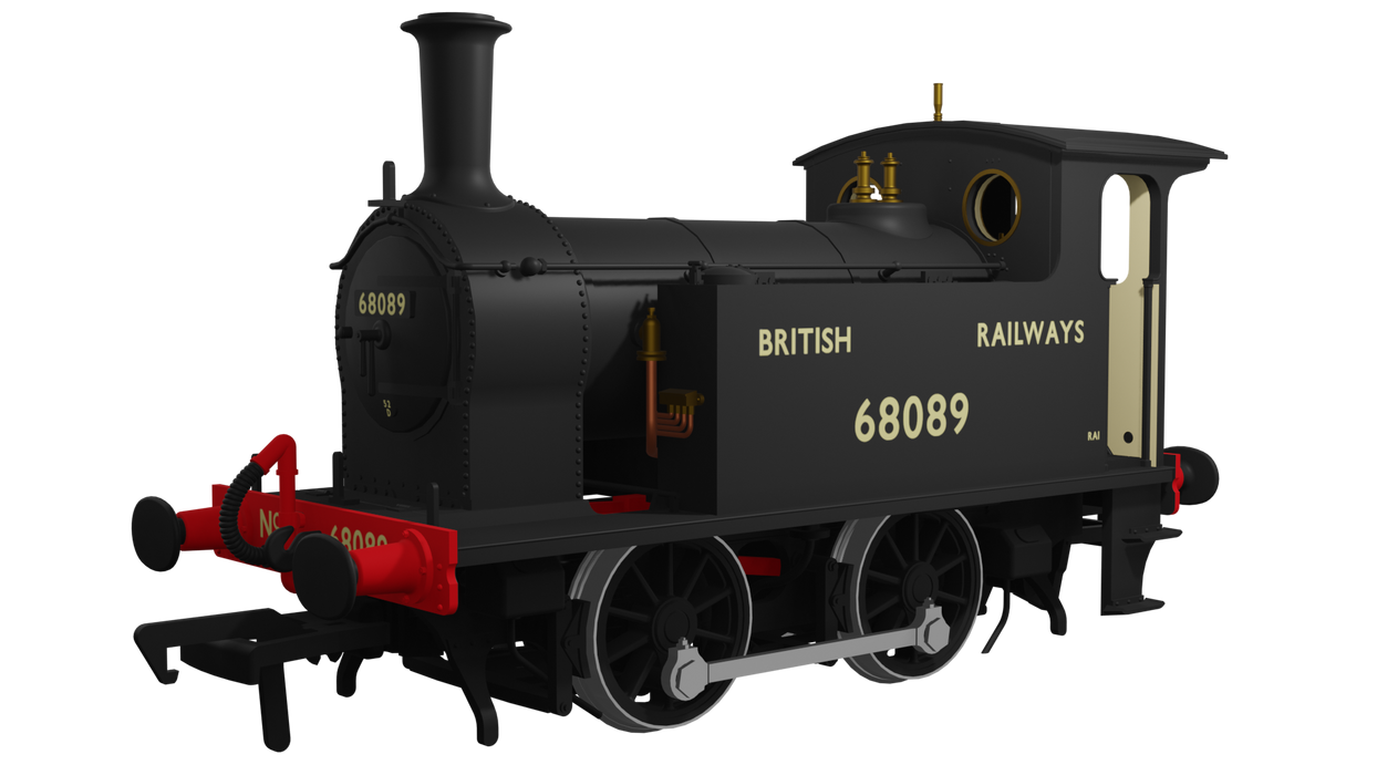 Rapido 932509 LNER Y7 British Railways Black No.68089 Loco - OO Gauge - SOUND FITTED