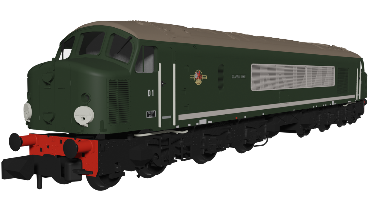 Rapido Trains 948001 BR Class 44 Diesel Locomotive Number D1 named "Scafell Pike"  in BR Green (no yellow end) - N Gauge