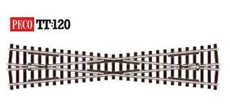 Peco Streamline TT:120 SL-U1294 Long Crossing Code 55, Unifrog