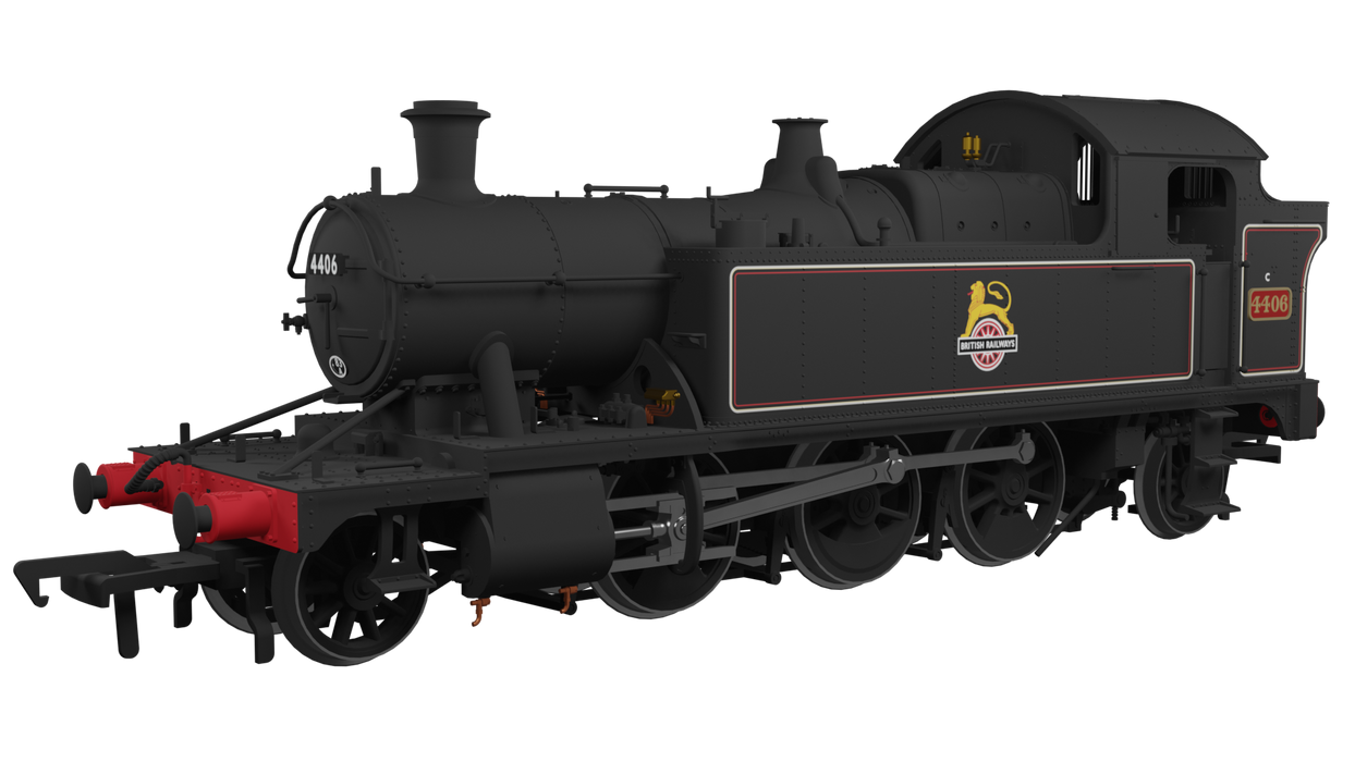 Rapido 951007 GWR 44xx BR Early Crest Lined Black No.4406 - OO Gauge DCC Ready