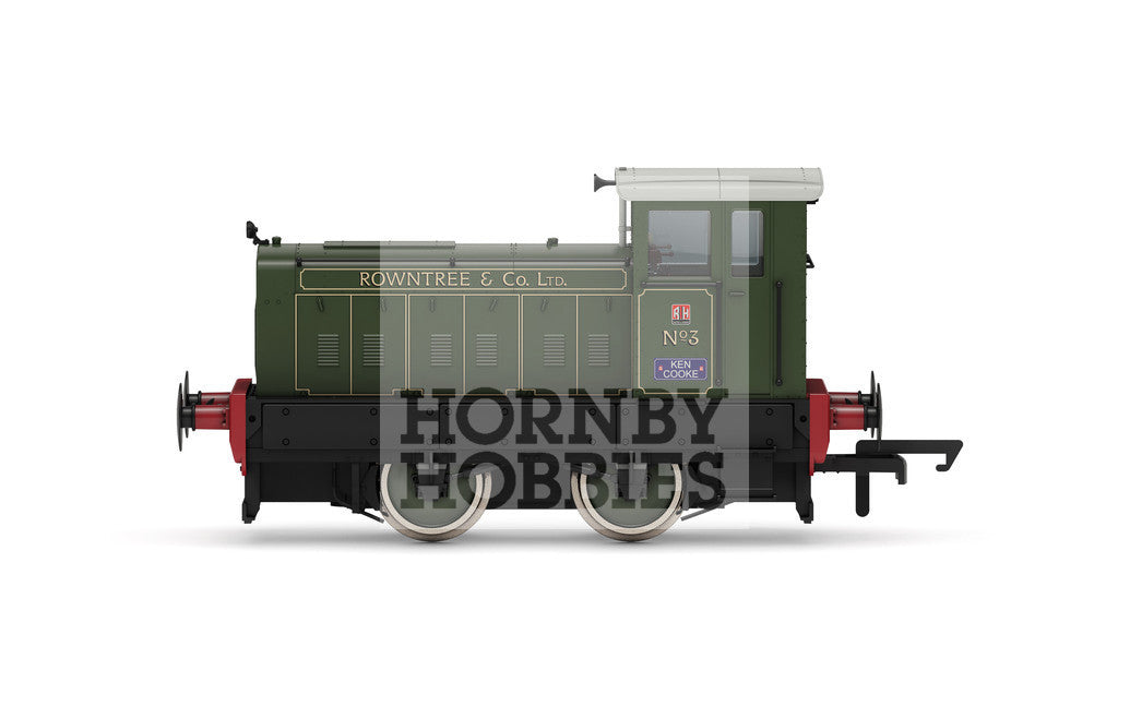 Hornby R3895  Rowntree & Co Ltd Ruston & Hornsby 88DS 0-4-0 'Ken Cooke' No.3 - OO Gauge