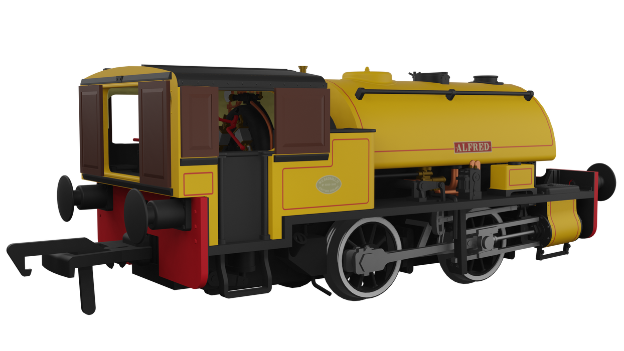 Rapido 968004 Port Of Par Bagnall Port Of Par Yellow 'Alfred' - OO Gauge