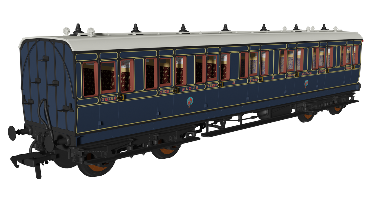 Rapido 978028 - SDJR Composite no 21 - Evolution 48ft non-corridor - OO gauge