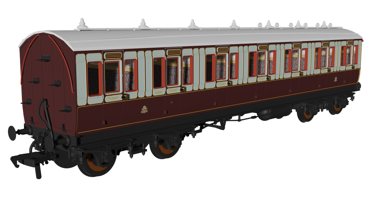 Rapido 978041 Evolution 48Ft Non-Corridor LNWR First No.4906 - OO Gauge