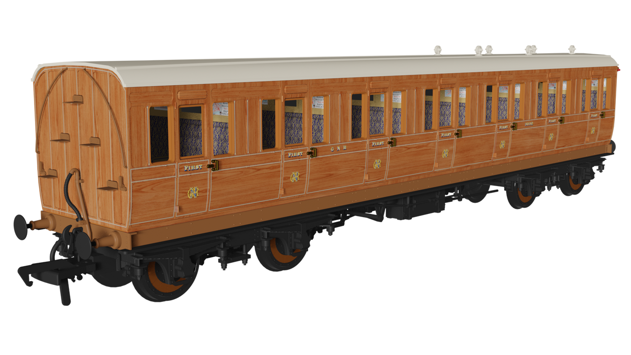 Rapido 978047 - GN First no 3102 - Evolution 48ft non-corridor - OO gauge
