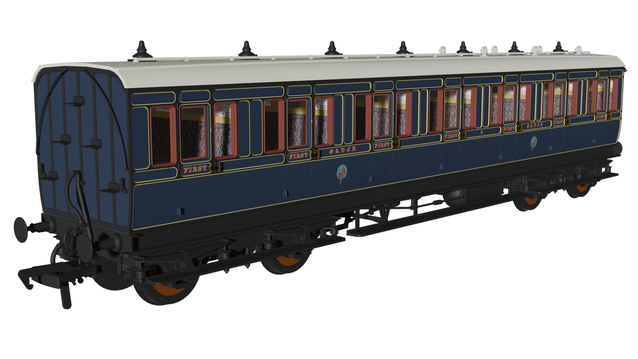 Rapido 978049 - SDJR First no 5 - Evolution 48ft non-corridor - OO gauge