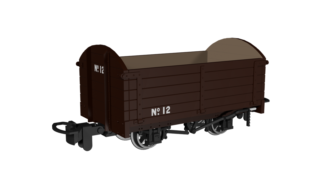 Rapido 990002  Dropside Open – Plain Brown No.12- 009 Scale