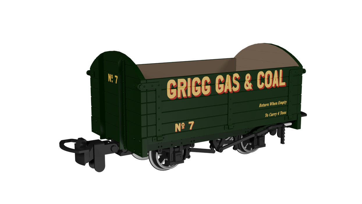 Rapido 990006 Dropside Open – Grigg Gas & Coal No.7- 009 Scale