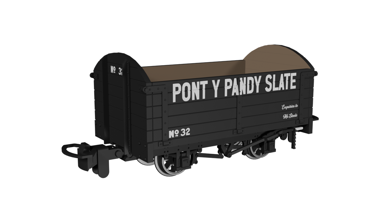 Rapido 990007 Dropside Open – Pont y Pandy Slate No.32- 009 Scale