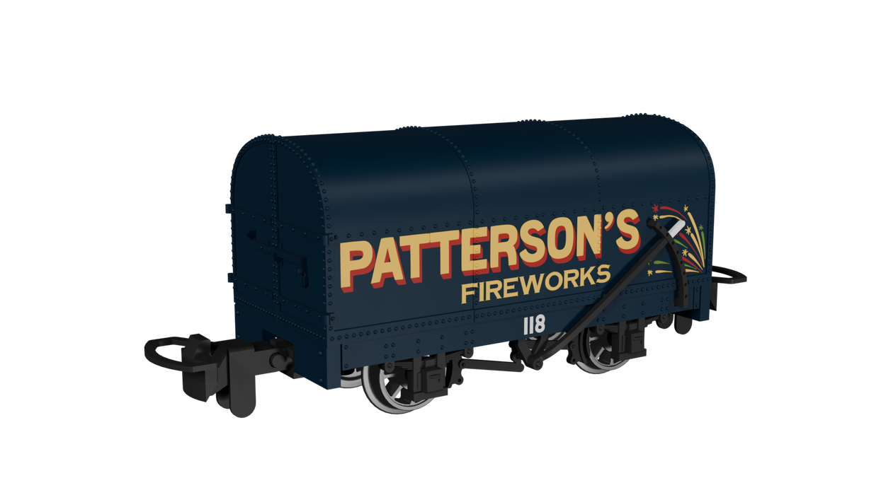 Rapido 990208 Gunpowder Van – Patterson’s Fireworks No.118- 009 Scale