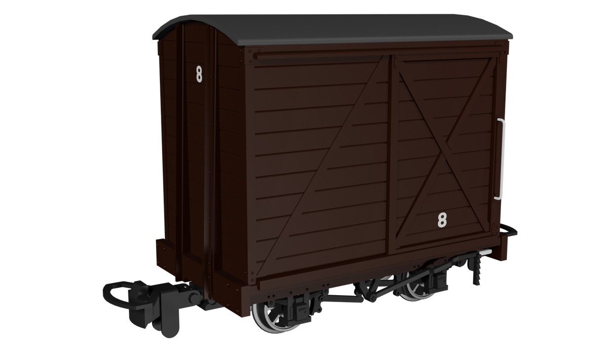 Rapido 990302 Covered Van – Plain Brown No.8- 009 Scale