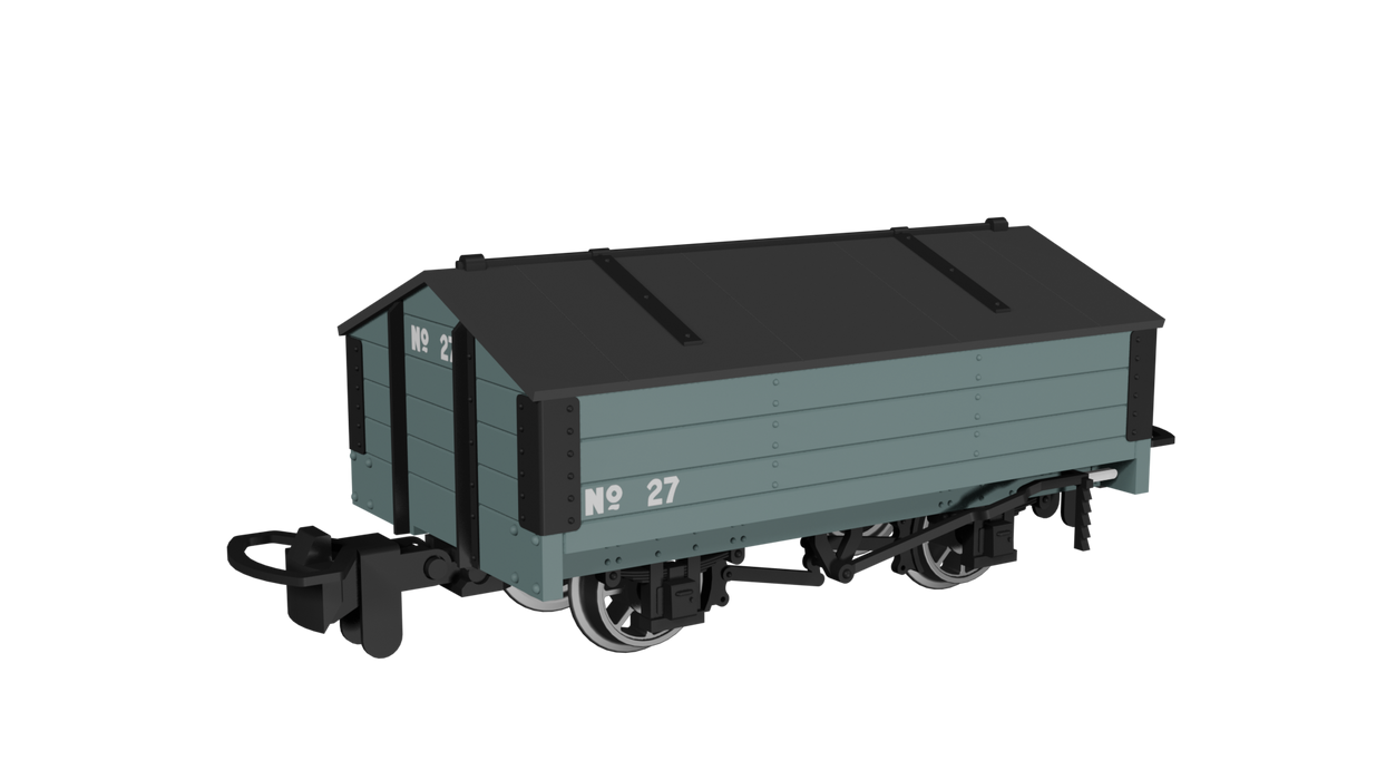 Rapido 990403 Peaked Roof Van – Plain Grey No.27- 009 Scale