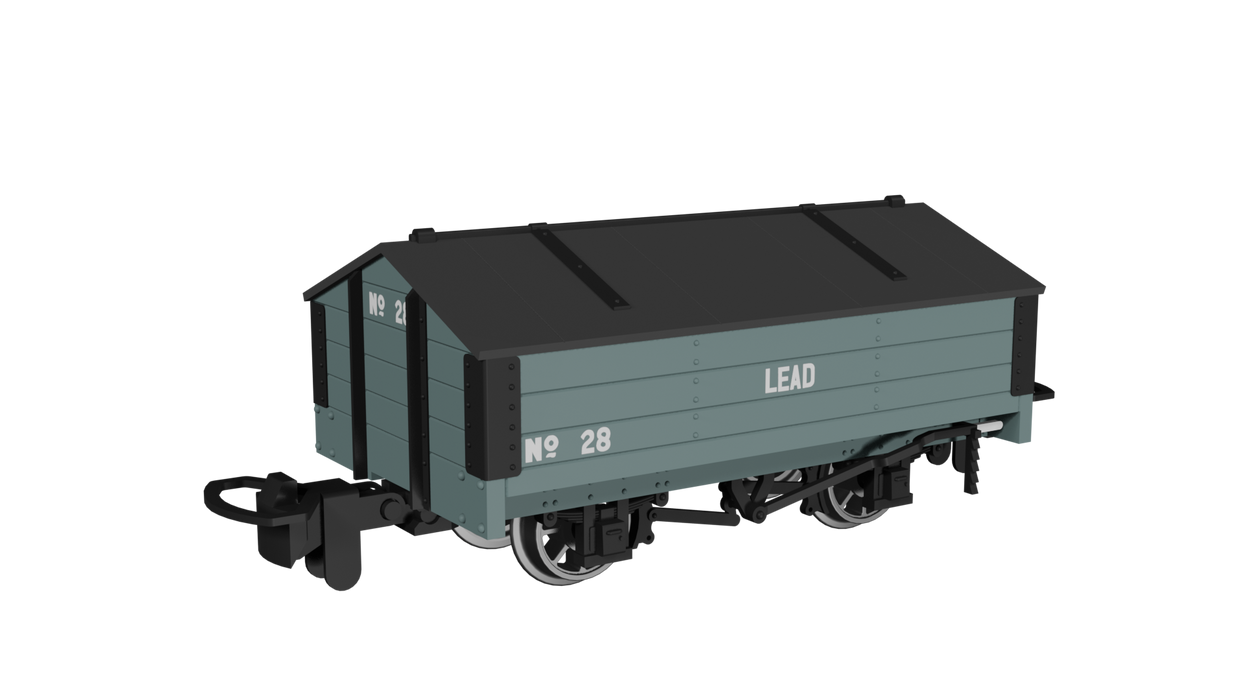 Rapido 990404 Peaked Roof Van – Grey ‘Lead’ No.28- 009 Scale