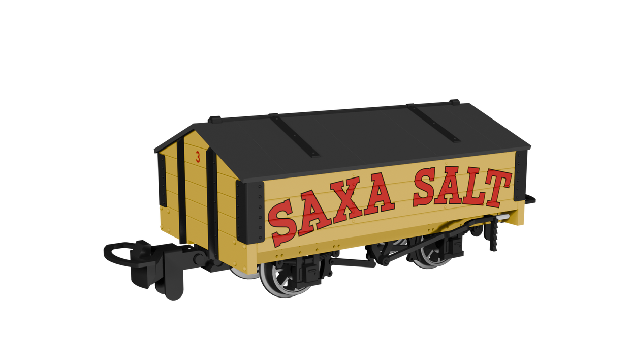 Rapido 990405 Peaked Roof Van – Saxa Salt No.3- 009 Scale