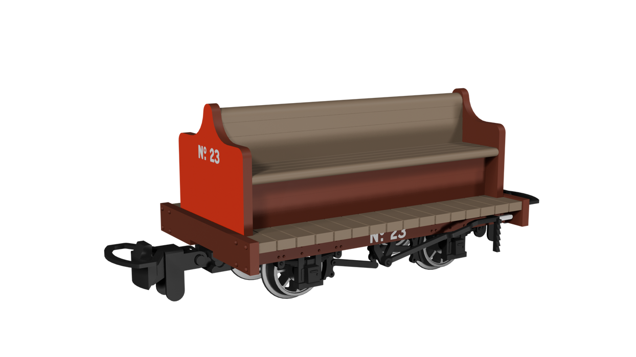 Rapido 990502 Manrider – Brown with Red Ends No.23- 009 Scale