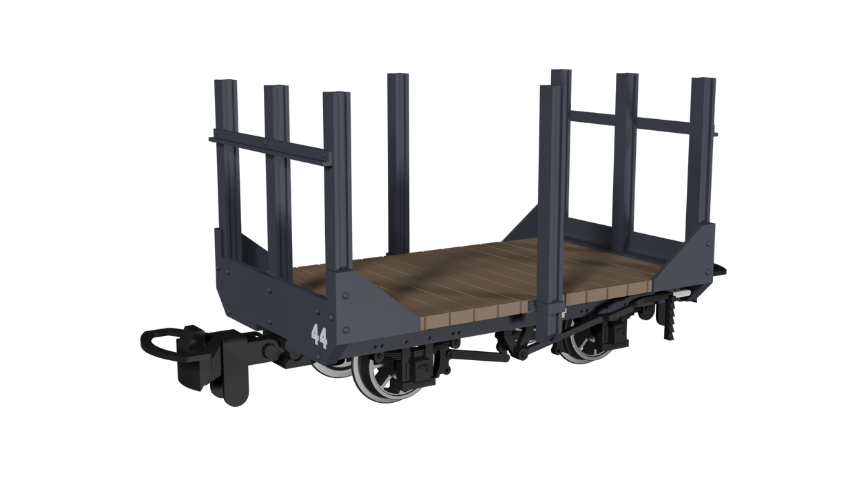 Rapido 990702 Stake Wagon – Plain Dark Grey No.44- 009 Scale