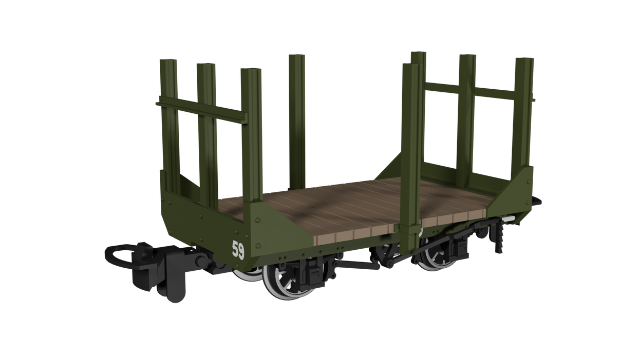 Rapido 990704 Stake Wagon – Plain Green No.59- 009 Scale