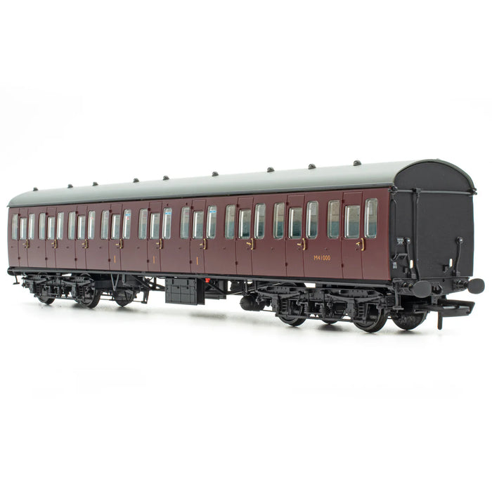 Accurascale ACC2356 BR Mk 1 C M41000  57' Non-Gangway Coach BR Plain Maroon - OO Gauge