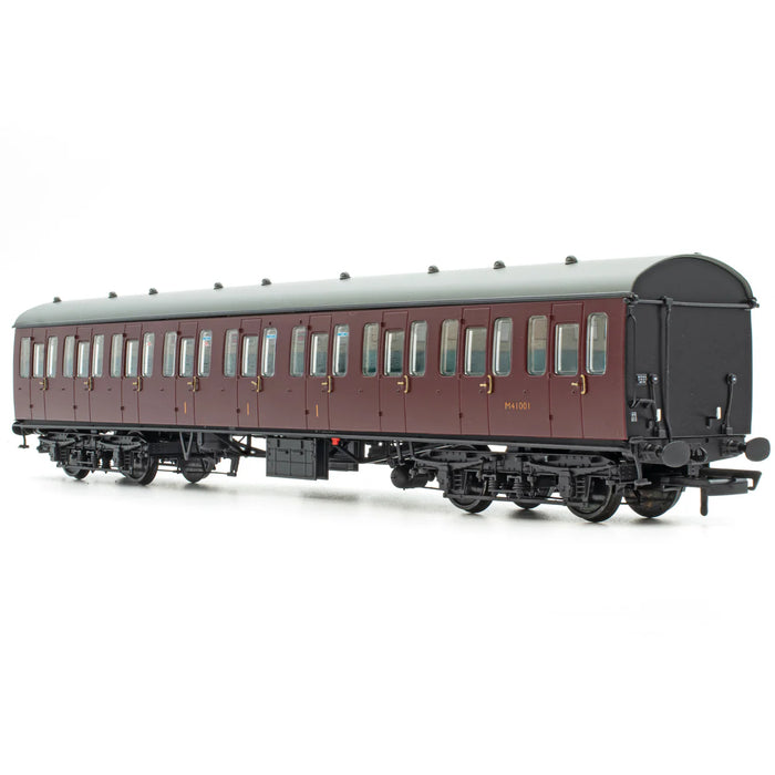 Accurascale ACC2357 BR Mk 1 C M41001  57' Non-Gangway Coach BR Plain Maroon - OO Gauge