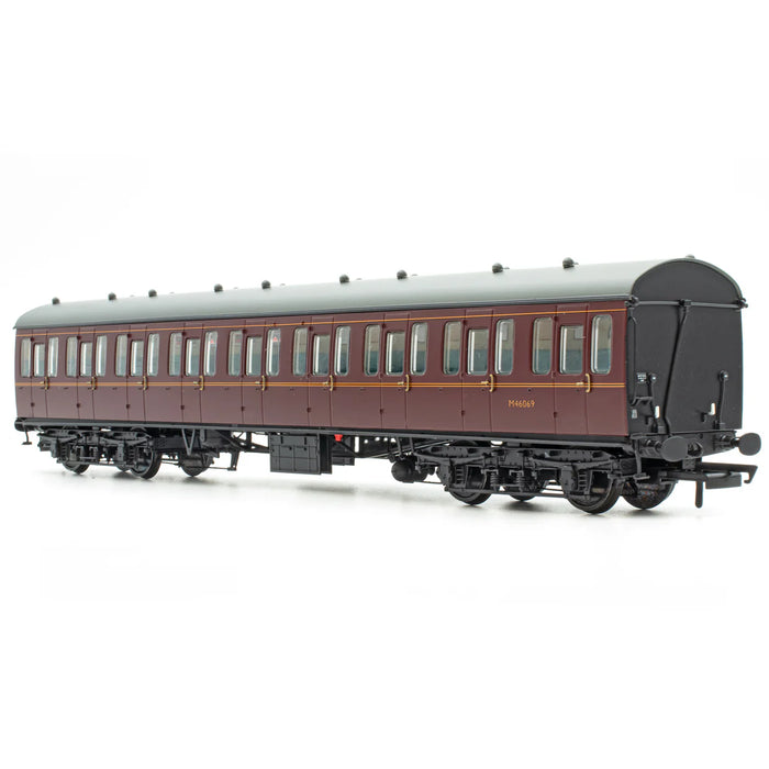 Accurascale ACC2372 BR Mk 1 S M46069  57' Non-Gangway Coach BR Lined Maroon - OO Gauge