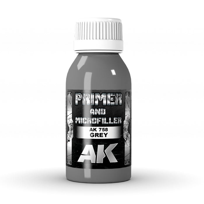 AK Interactive AK758 Primer & Microfiller - Grey