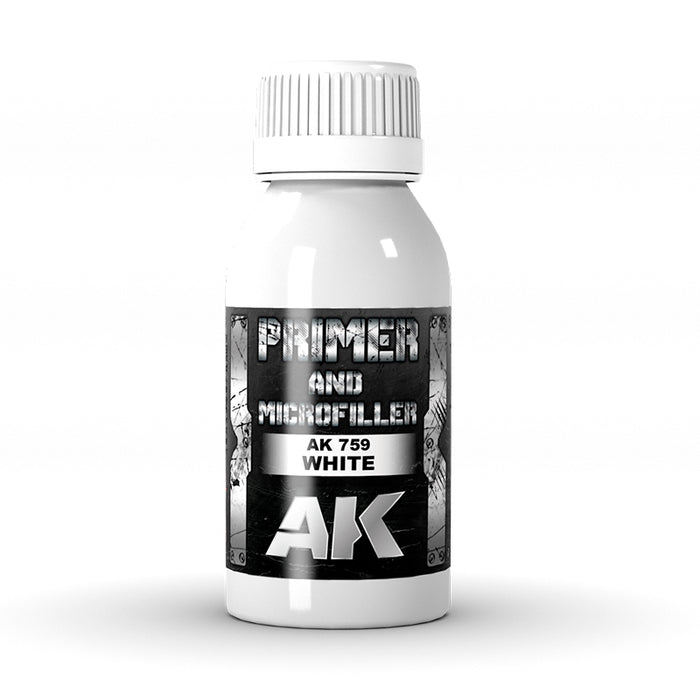 AK Interactive AK759 Primer & Microfiller - White