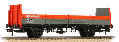 Bachmann 38-041D BR OBA Open Wagon BR Railfreight Red and Grey - OO Gauge
