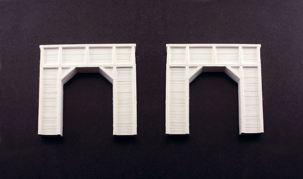 Woodland Scenics C1154 Timber Tunnel Portals (Single Track) - N Scale (1:160)