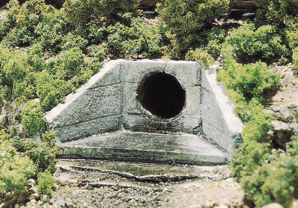 Woodland Scenics C1262 Concrete Calverts (2 per pack) - HO Scale (1:87)