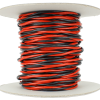 DCC Concepts DCW-50 Twisted Twin Bus Wire (Red / Black) 3.5mm diameter (11g) - 50 metre roll