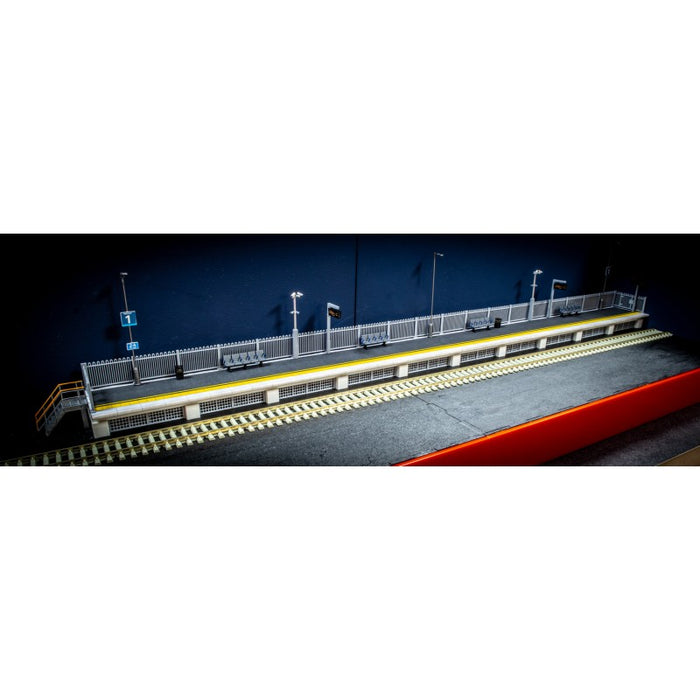 DCC Concepts / West Hill Wagon Works  Modern Platform Railings Kit (Unpainted) - N Scale