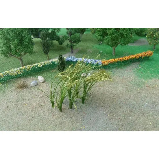 Tasma 01010 Green Wheat, 32pk, Height 1" - OO / HO Scale