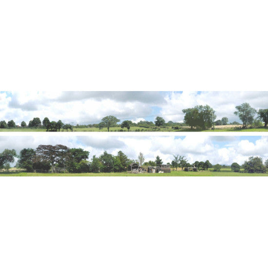 id Backscenes (Art Printers) 107D Into the Town Pack D (OO Scale) - see Description for dimensions