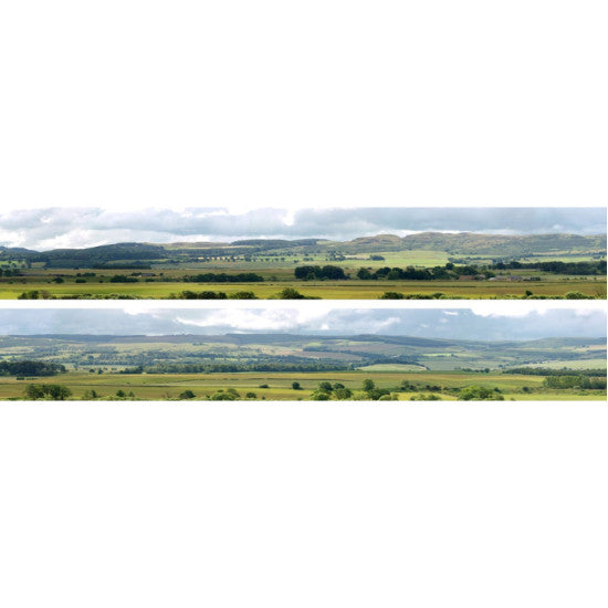 id Backscenes (Art Printers) 208C Hills and Dales Pack C (see Description for dimensions) - OO Scale