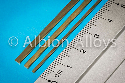 Albion Alloys L3 Brass L Channel , 1 Piece