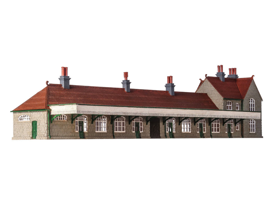 Peco LK12112 Station Building SR (IOWR) Kit - TT:120