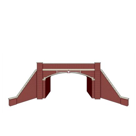 Peco LK12162 Kit Bridge, Brick-Double Track ,- TT:120