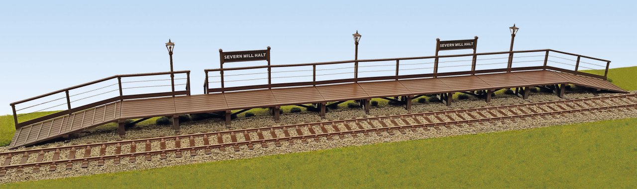 Peco LK-708 Wooden Platform Halt Kit - O Gauge