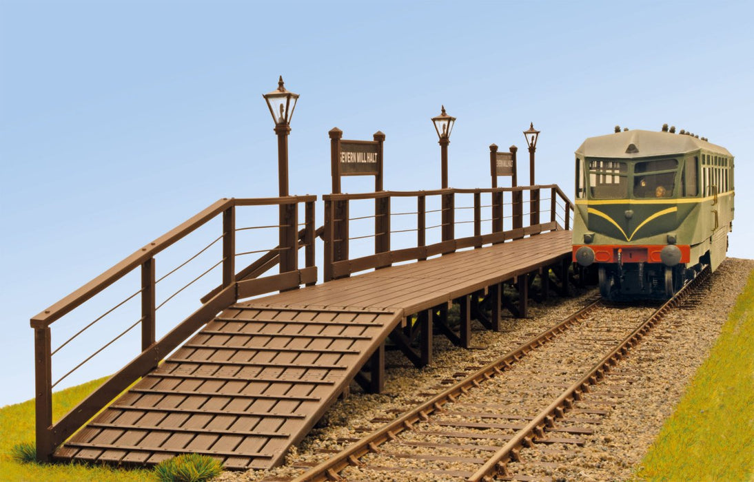 Peco LK-708 Wooden Platform Halt Kit - O Gauge