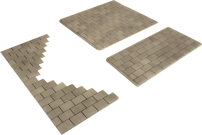 Metcalfe M0060 Builder Material Pack -  Individual Stone Paving Slabs - OO / HO Scale
