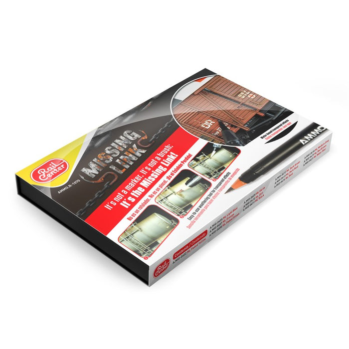 Ammo Mig Ammo.R-1070 Missing Link Trains Brush Paint Set