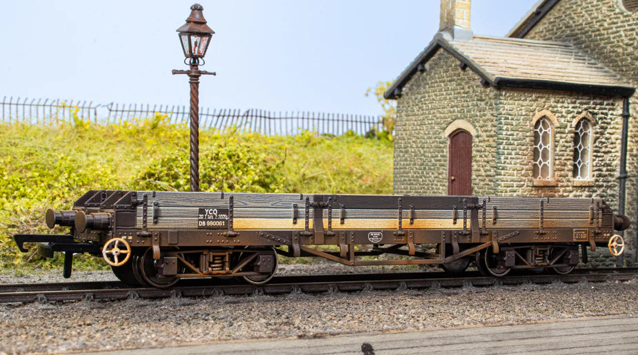 Oxford Rail Pilchard Wagon - OR76PIL006AW - BR Tops Weathered - OO Gauge