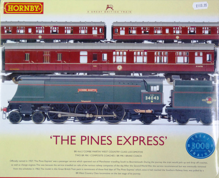 SH Hornby R2436 "The Pines Express" Train Pack - OO Scale ** PRE-OWNED BUT IN MINT CONDITION IN ORIGINAL BOX **