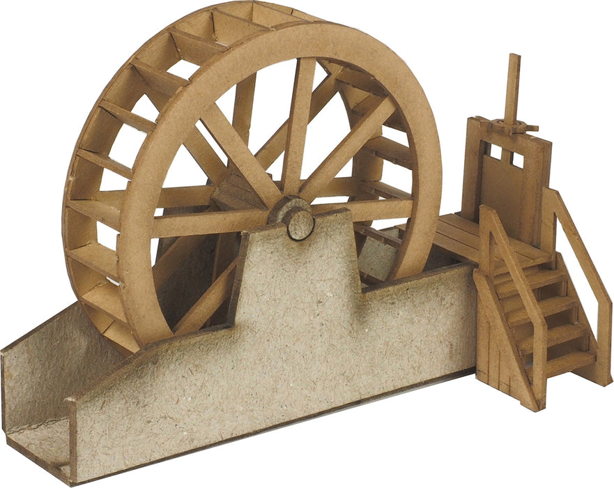 Metcalfe PO541 Water Wheel (Laser Cut Card Kit) - OO / HO Scale