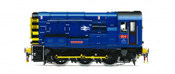 Hornby R30115 Class 08 Diesel Shunter Number 604 in British Railways Blue Livery (As Preserved) - OO Gauge