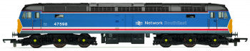 Hornby (Railroad Range) R30186 BR Class 47 Diesel Locomotive No.47598 in Revised Network SouthEast Livery - OO Scale