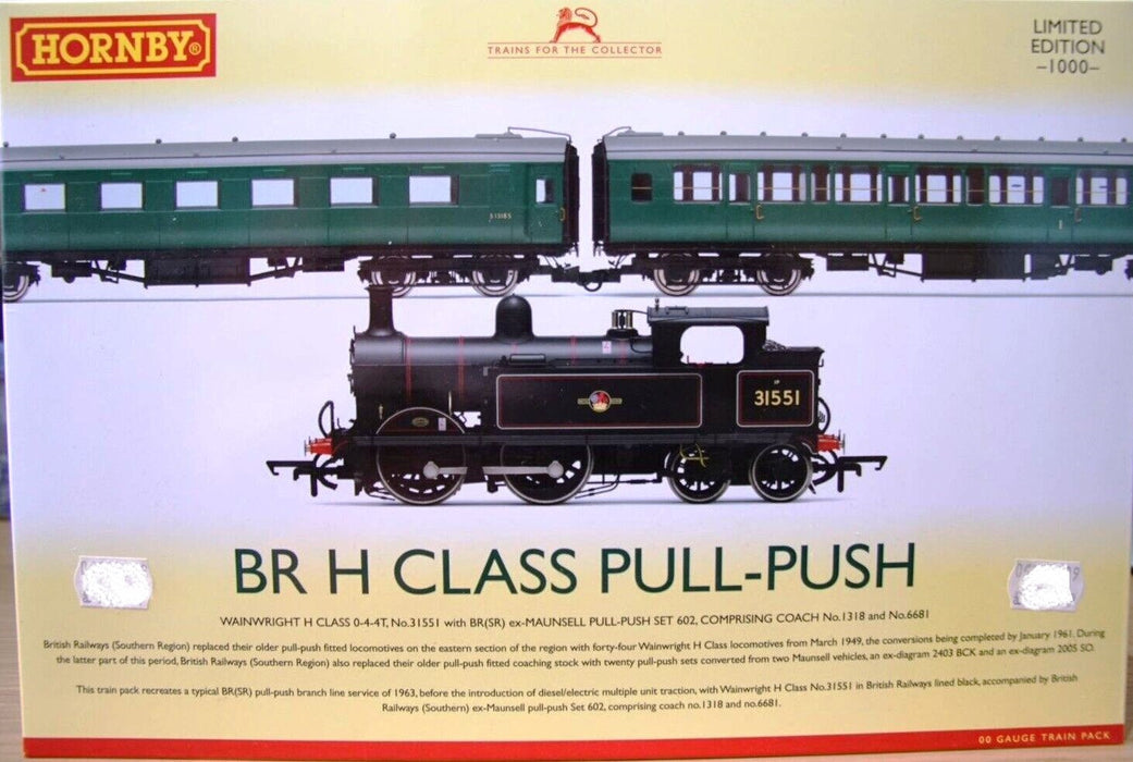 SH Hornby R3512 BR H Class Pull Push Train Pack (Limited Edition) DCC READY - OO Scale